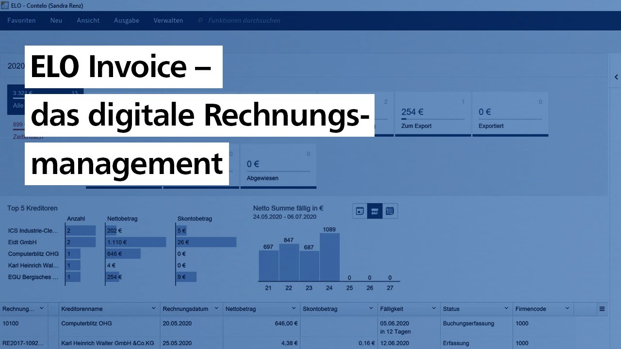 So funktioniert der elektronische Rechnungseingang mit ELO – in 5 Minuten erklärt!