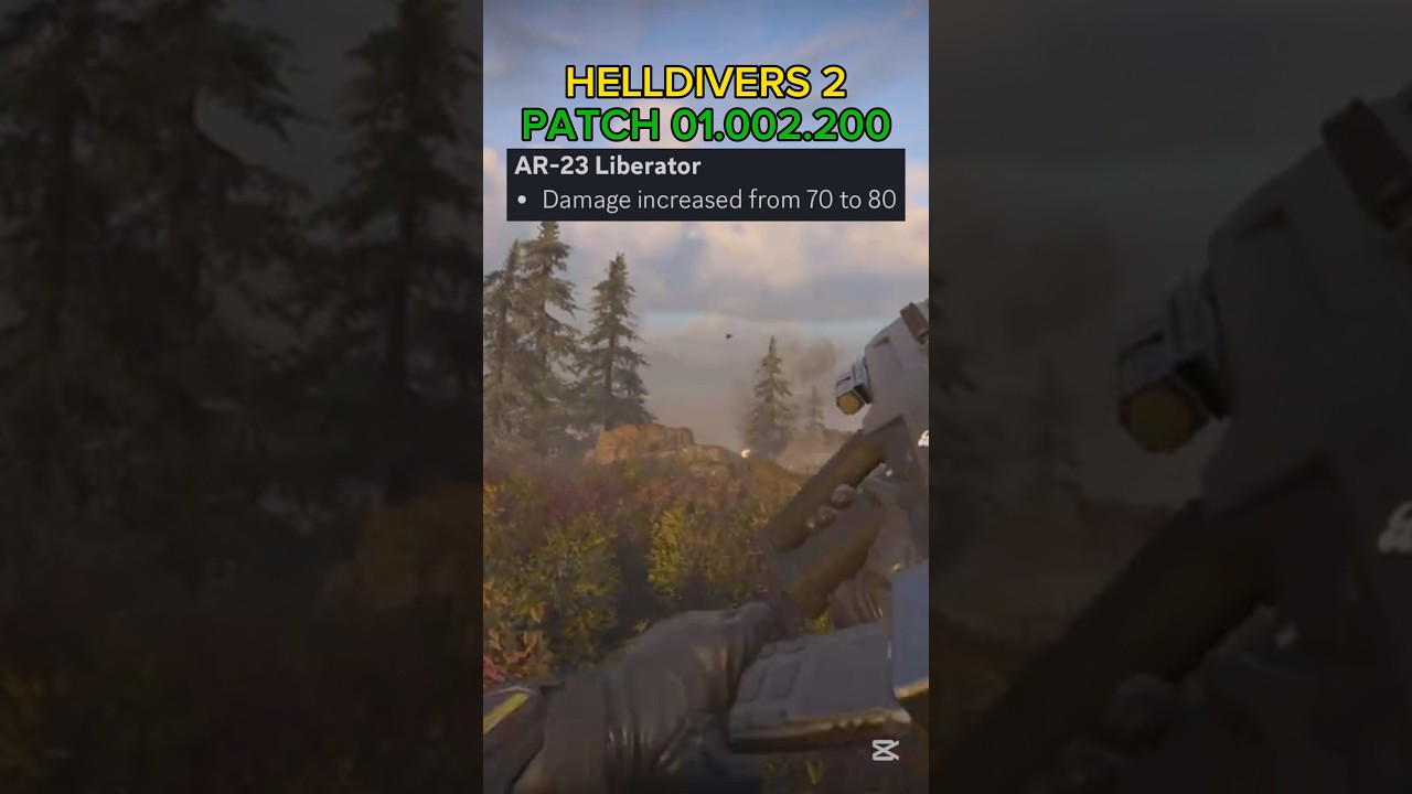 AR-23 Liberator Buff After Patch 01.002.200 - Helldivers 2