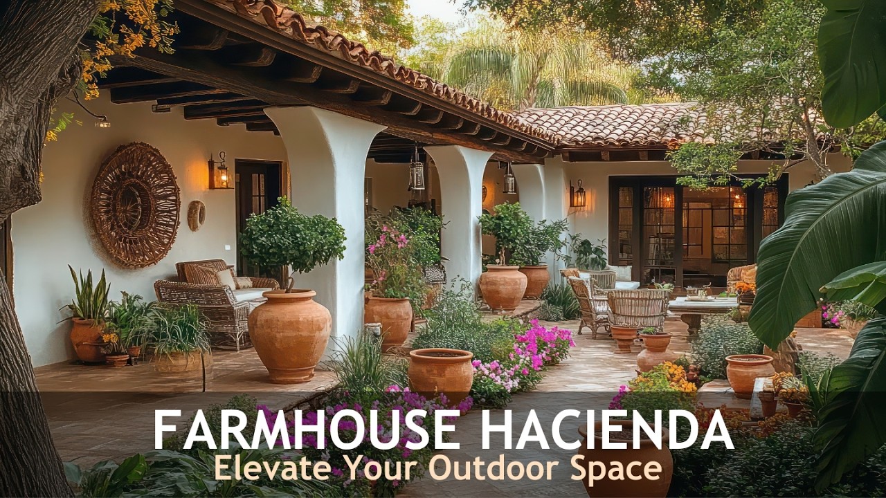 Transform Your Garden with Farmhouse Hacienda Charm