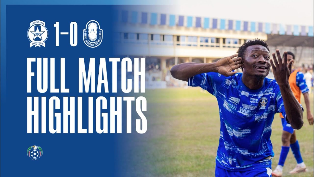 SHOOTING STARS (3SC) 1 - 0 BENDEL INSURANCE | MD 22 HIGHLIGHTS | NPFL26