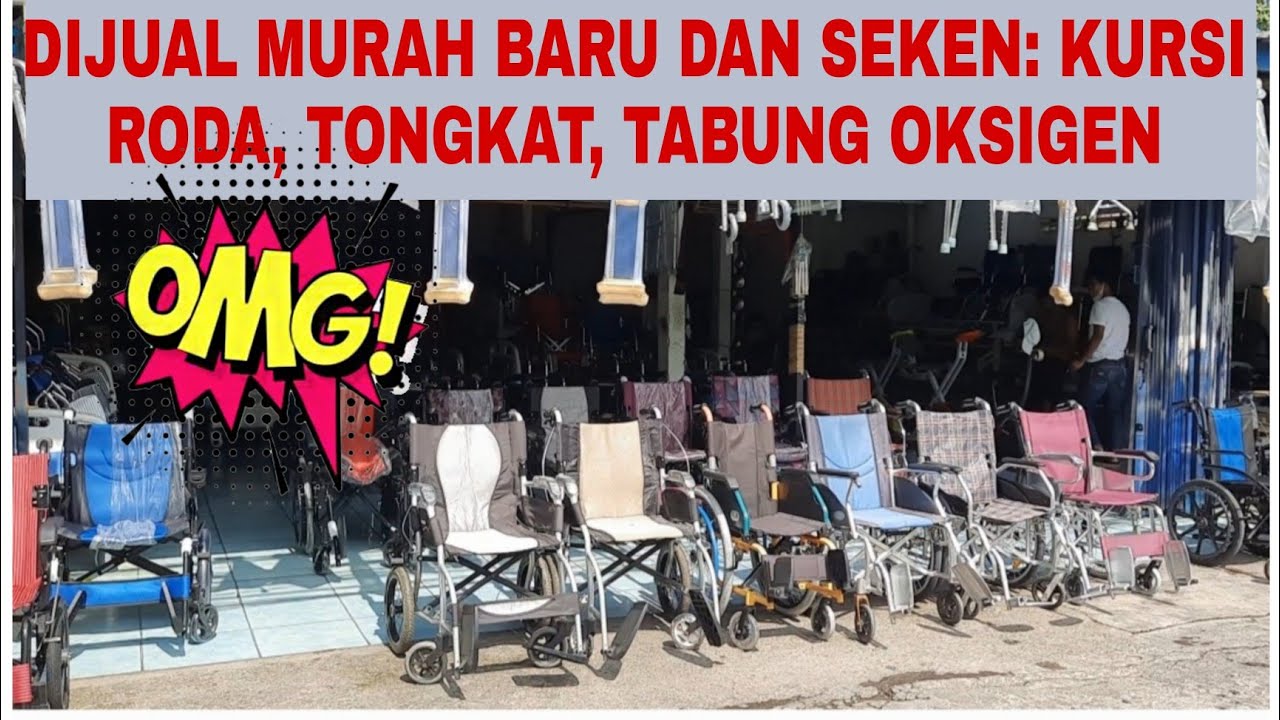 perlu kursi roda, tongkat, tabung oksigen dst, belanja saja disini.... !