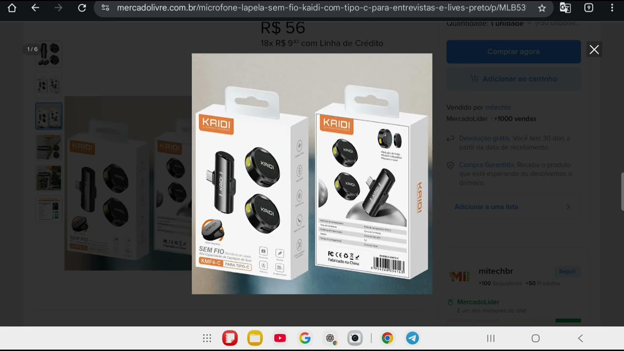Microfone Kaidi sem fio vale a pena? Análise antes de comprar