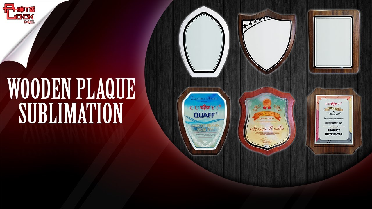 SUBLIMATION WOODEN PLAQUE TUTORIAL