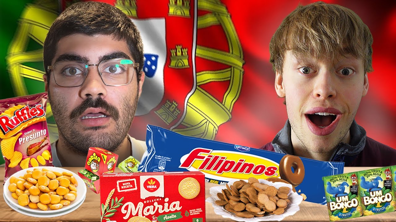 TRYING PORTUGUESE SNACKS FOR THE FIRST TIME!