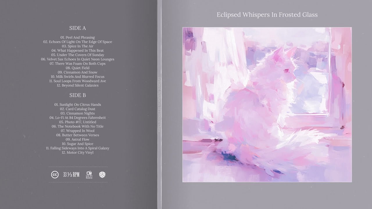 Eclipsed Whispers In Frosted Glass LP | Kat Records Presents Twilight Echoes in Velvet Shadows