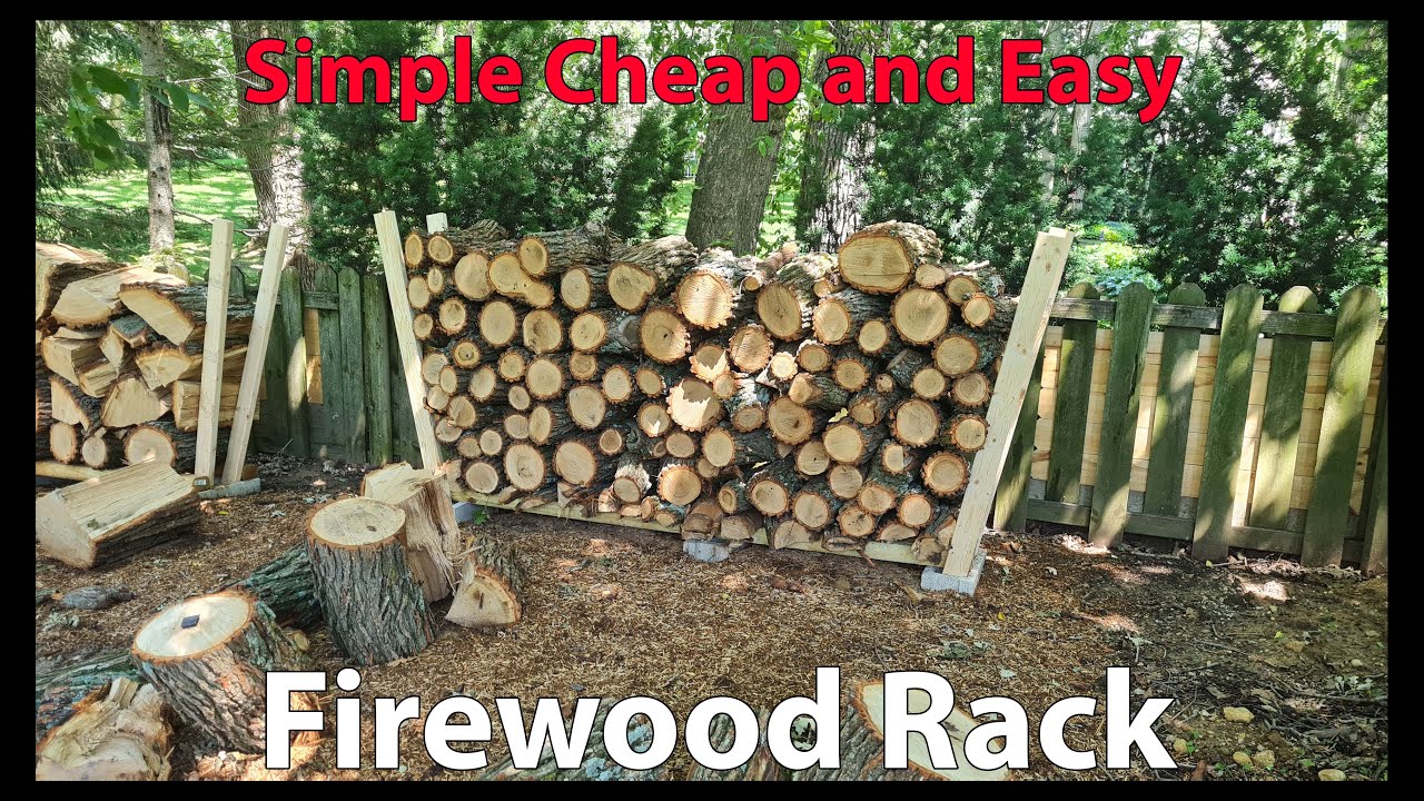 Simple Cheap Firewood Rack
