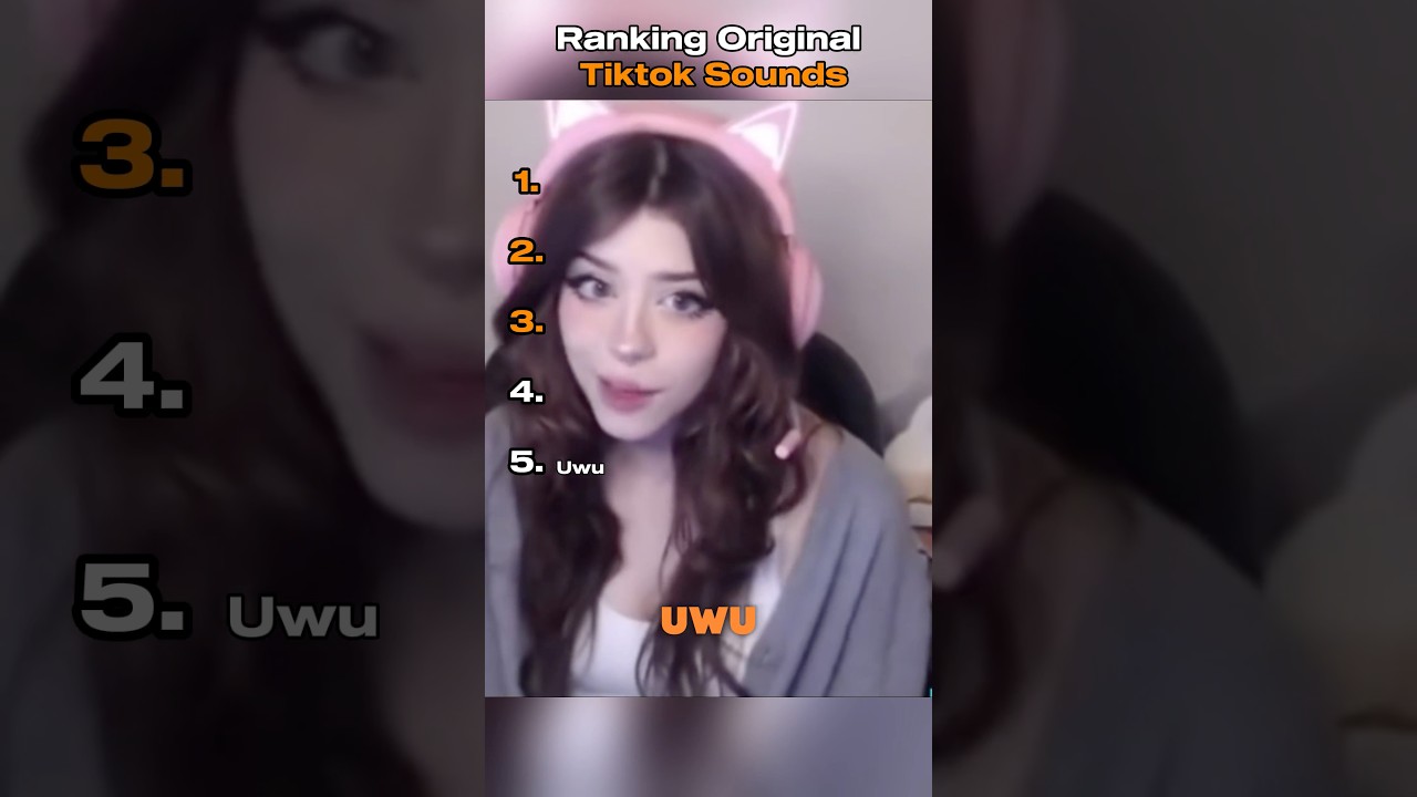 Ranking Original Tiktok Sounds 