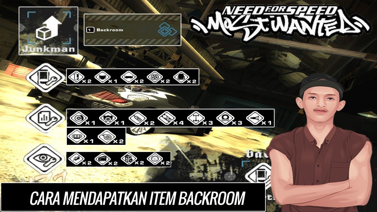 Cara Mendapatkan ITEM Backroom/Mesin Junkman - Need For Speed Most Wanted 2005