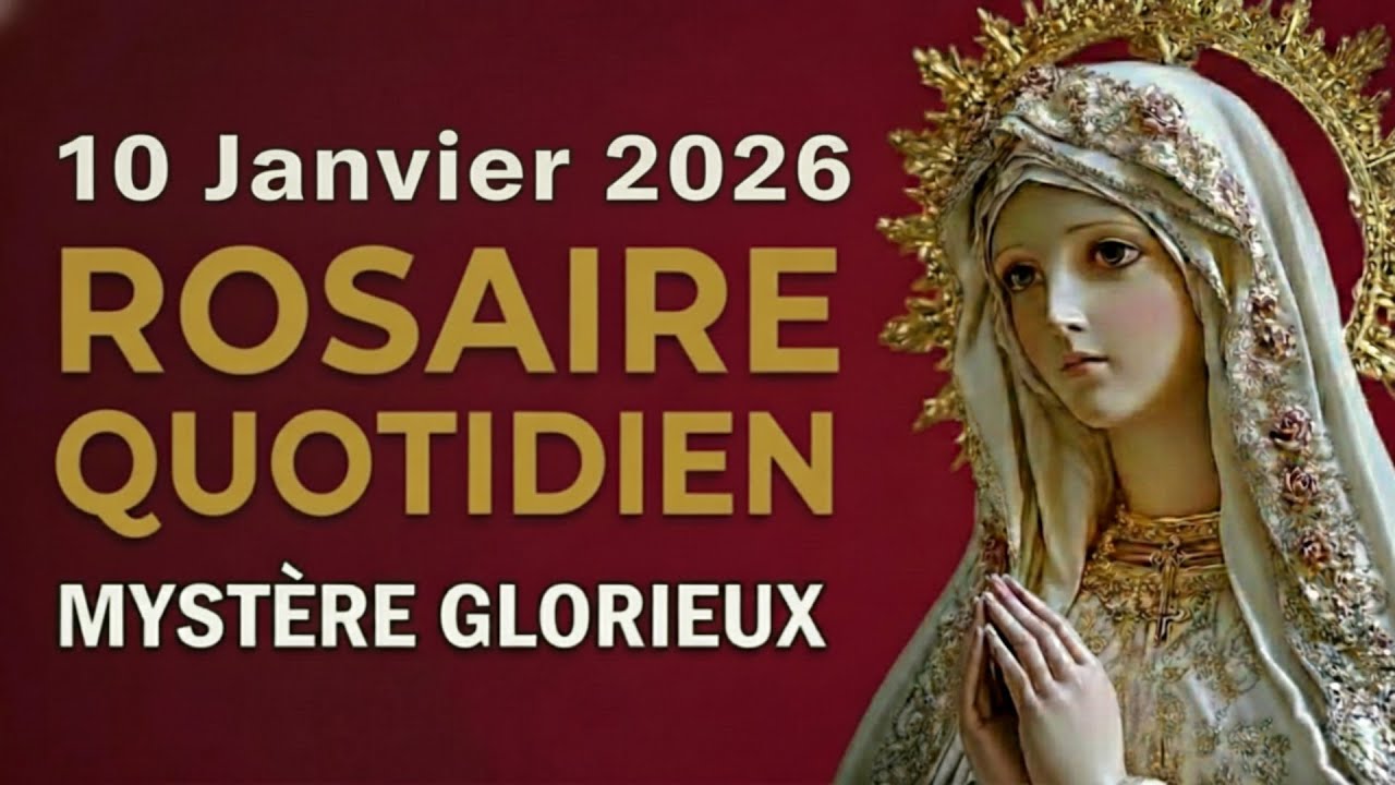 Rosaire du jour – 09 Janvier 2026 | Contempler la Passion du Christ