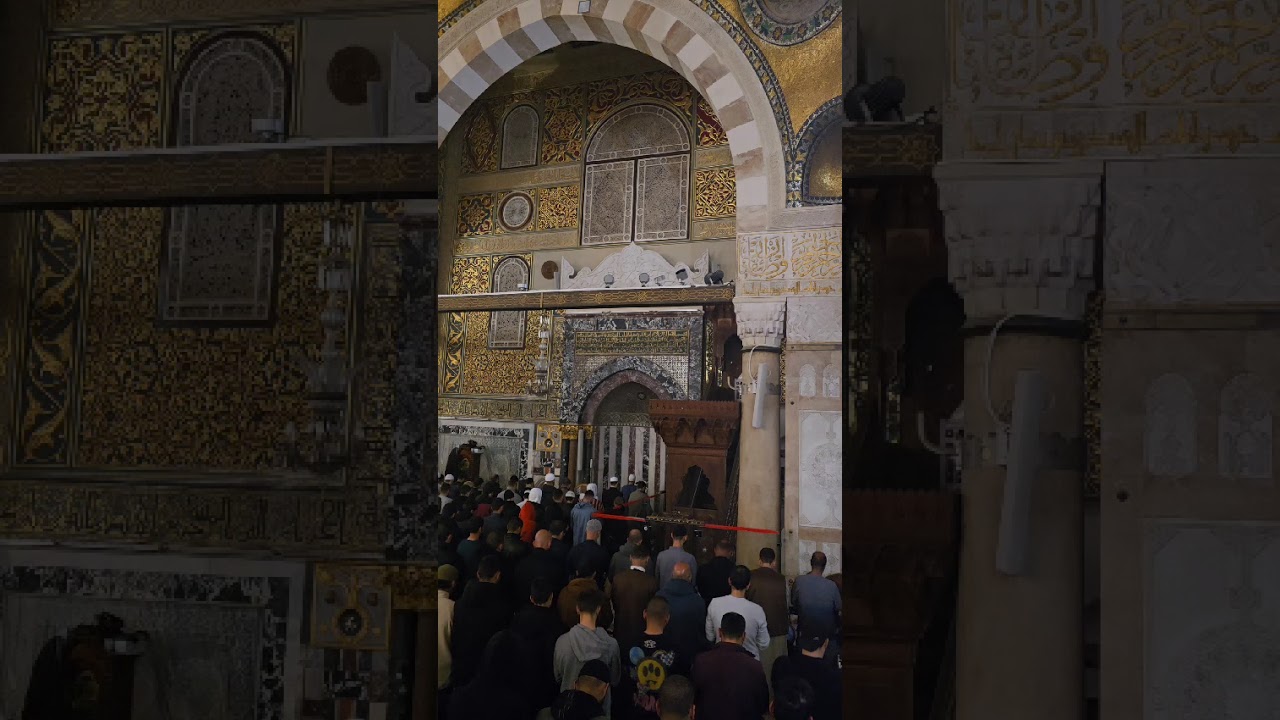 صلاة التهجد في المسجد الاقصى رمضان 2025-أحمد أحمد
