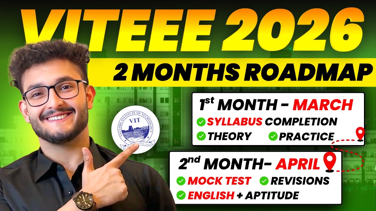 VITEEE 2026: 2 Month Roadmap to Score 400+ | Get CSE in VIT Vellore