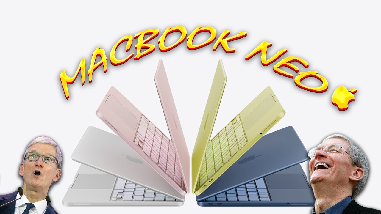 Apple убила недорогие ноутбуки это MacBook Neo