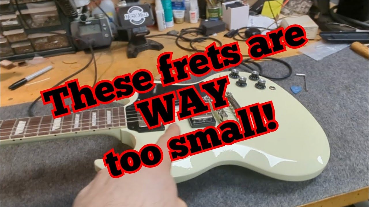 BRAND NEW Gibson SG Reissue, Full Refret. EXTRA JUMBO! 🤘🤘