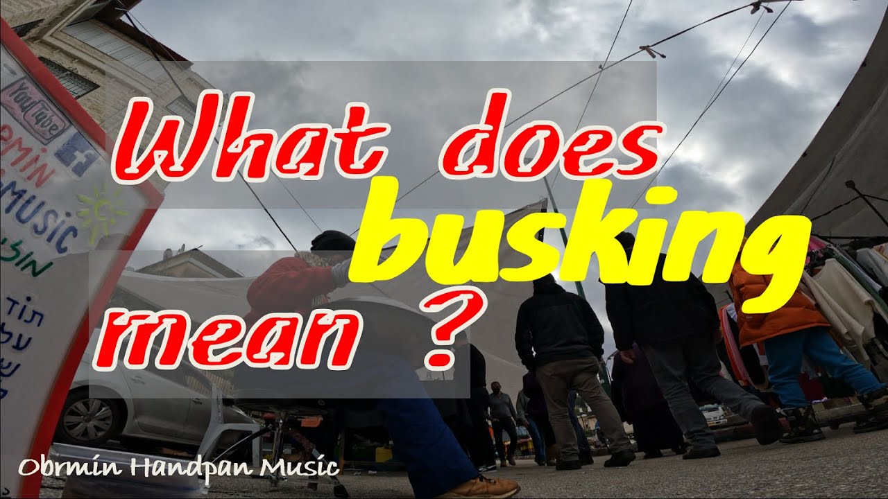 What does busking mean ? 🦜 Handpan Music 🐟