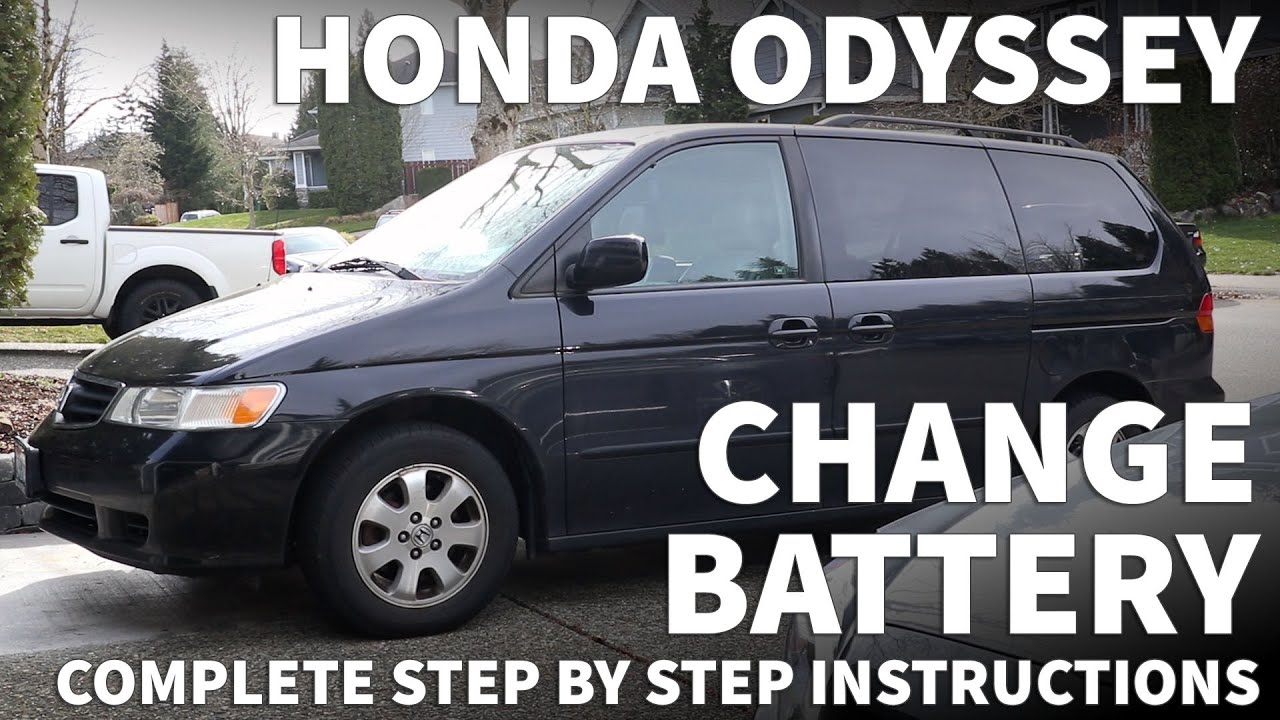 Замена аккумулятора в Honda Odyssey — замена и установка аккумулятора в автомобиле Honda Odyssey ...