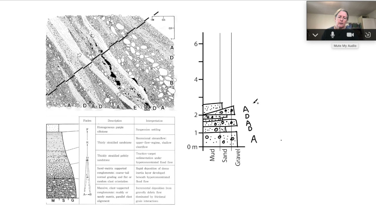 Sed Strat - Alluvial Fan Stratigraphic Column