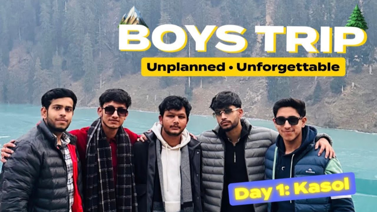 Check in se 6 hours phele phauch gaye😂 - Travel and fun vlog | Day 1 - Kasol
