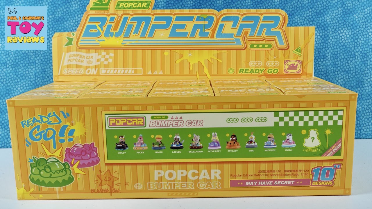 Pop Car Bumper Car Blind Box Pop Mart Figure Unboxing Review | PSToyReviews