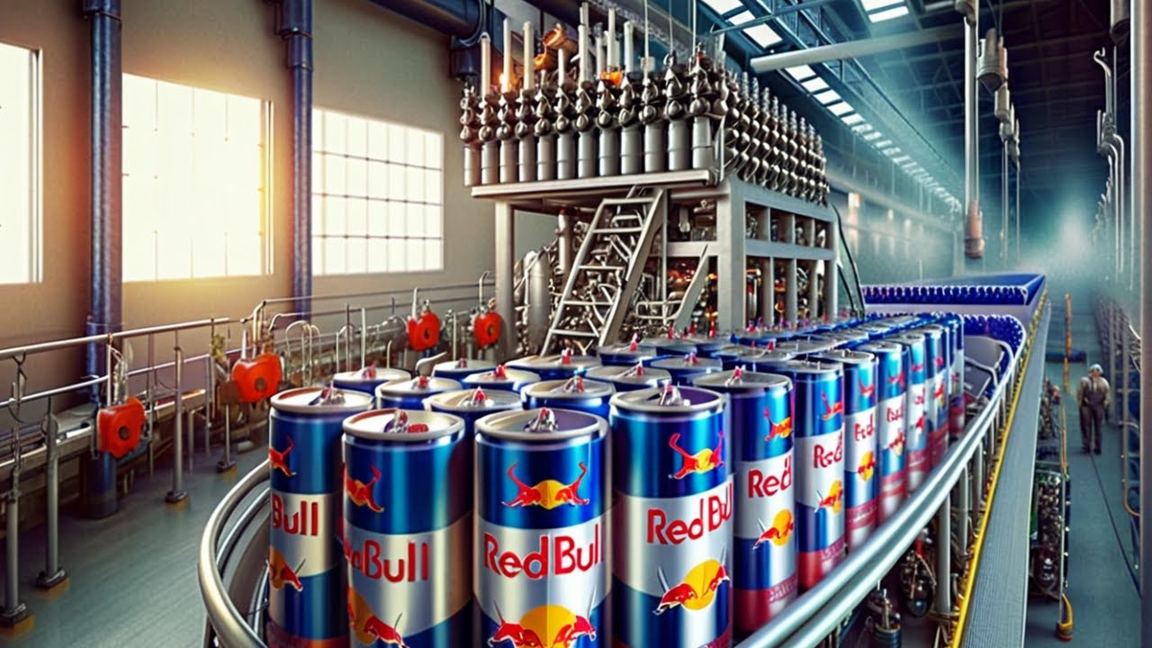 How is Red Bull Made | Inside The Factory
