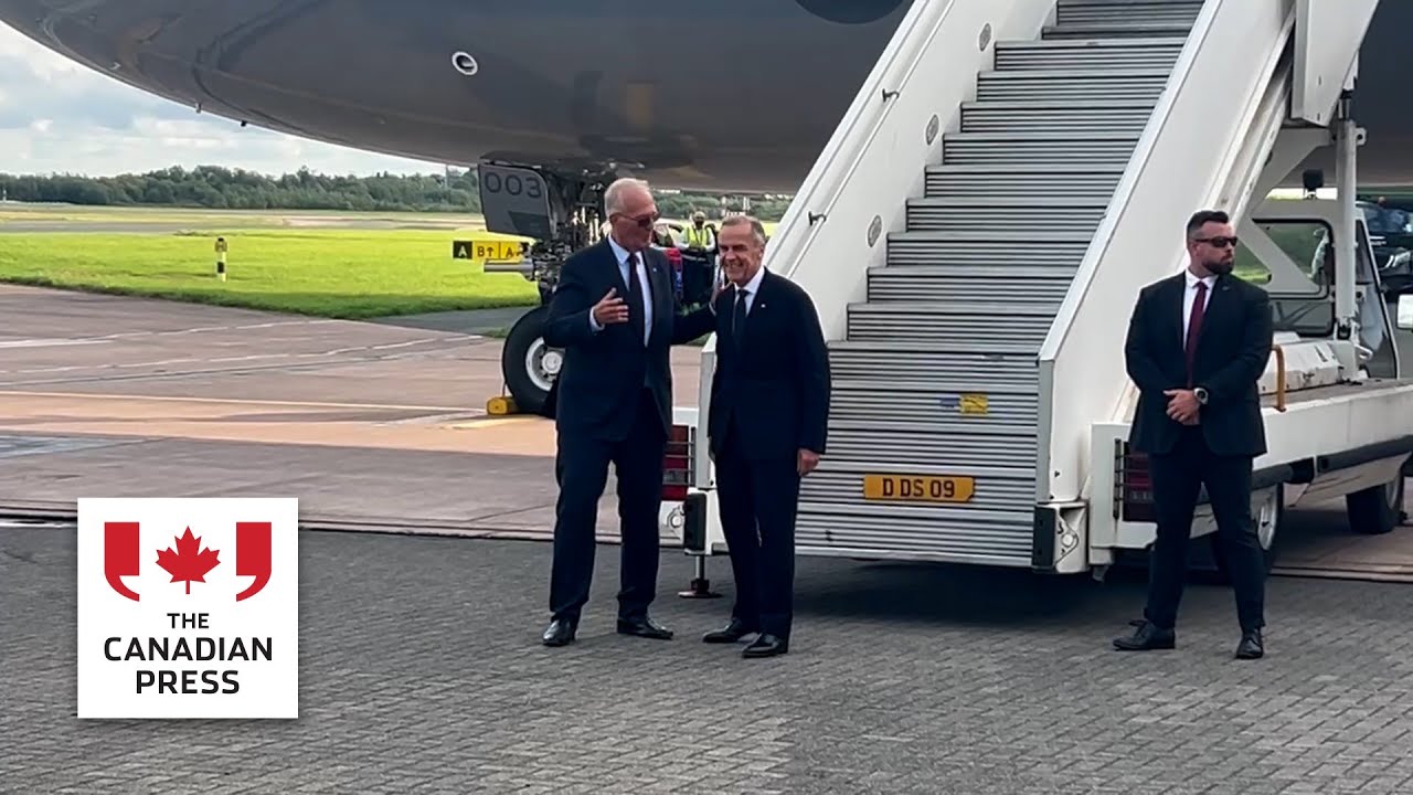 Carney arrives in England for meeting with U.K. PM