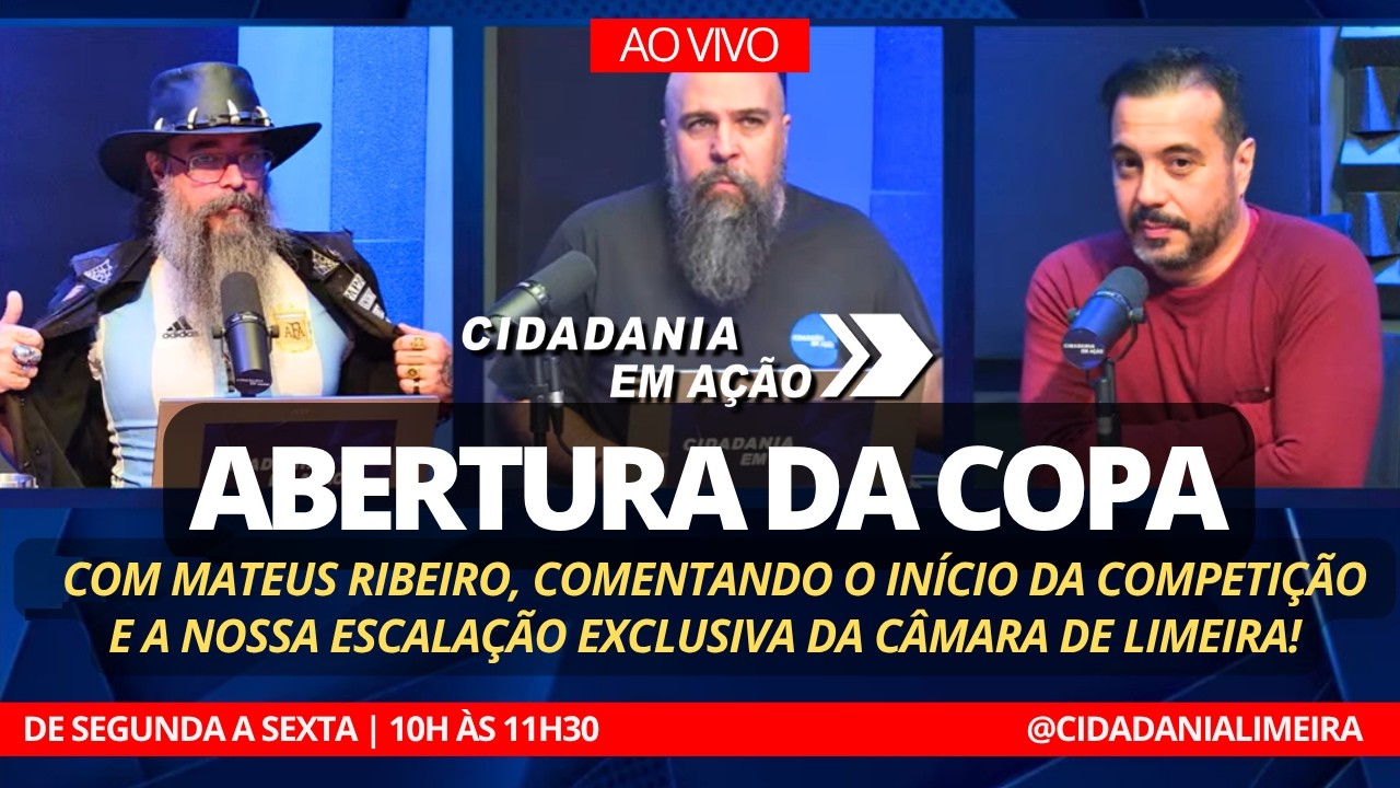 #AOVIVO: Jornalista Mateus Ribeiro fala da Copa do Mundo da FIFA 2026 | CIDADANIA EM A&Ccedil;&Atilde;O | 11/06/26