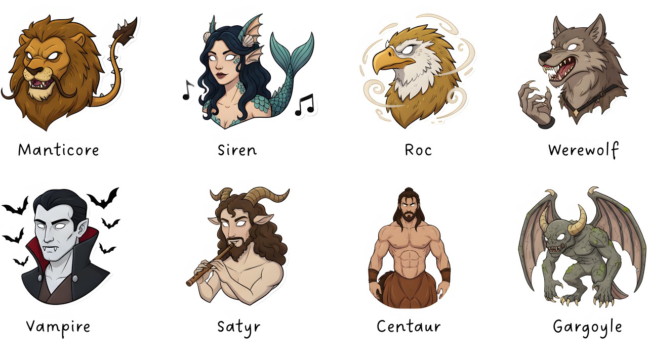Every MYTHICAL CREATURE Explained in 9 Minutes (PART 3)