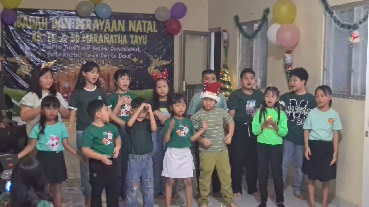 Christmas celebration🎄🎅🎁🥳 #jaydenwivan#150126#sdmaranatha