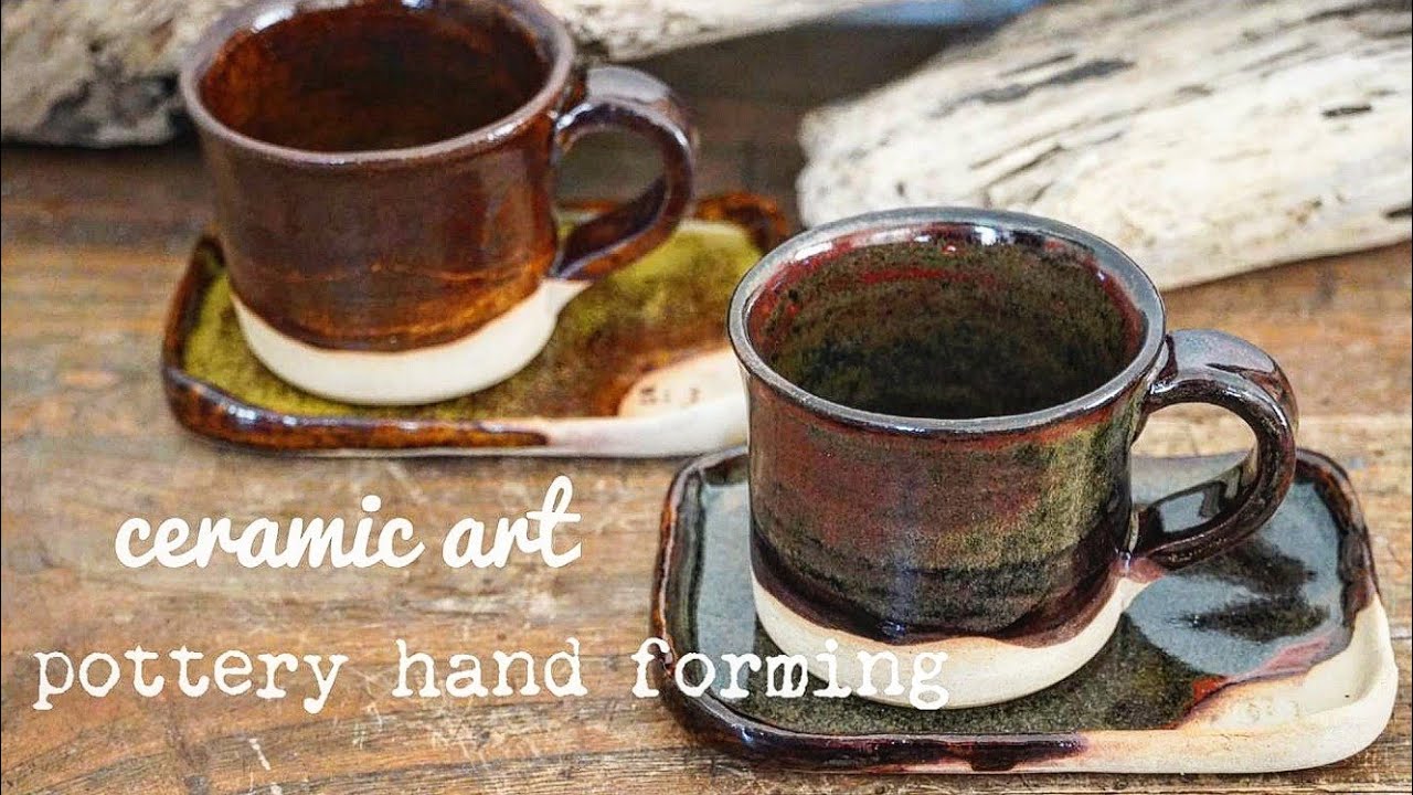 「陶芸」pottery/making a coffee cups/手びねりでコーヒーカップを造った【いろいろ作るchannel】１個は成功した