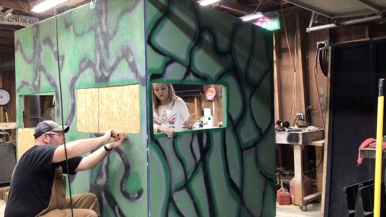 Building a 6x8 Hunting Box Blind Part 1