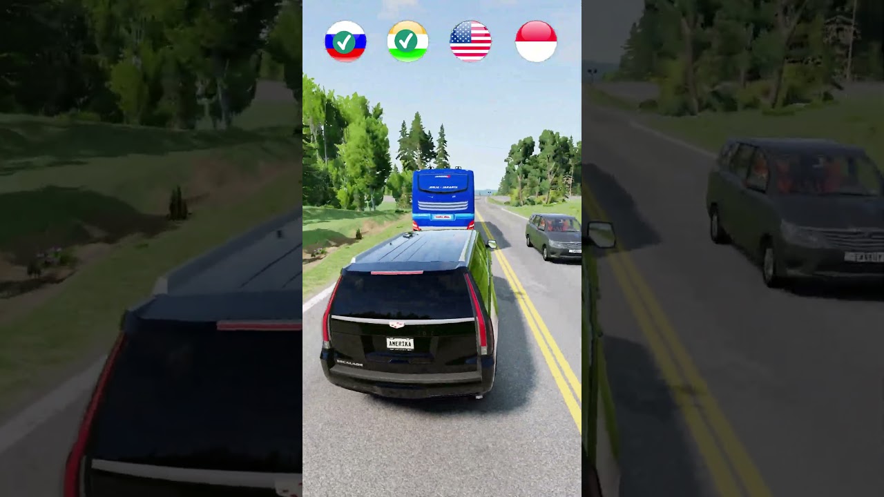 MOBIL PRESIDEN TERTABRAK KERETA API 😱 #animasi #lucu #videoviral