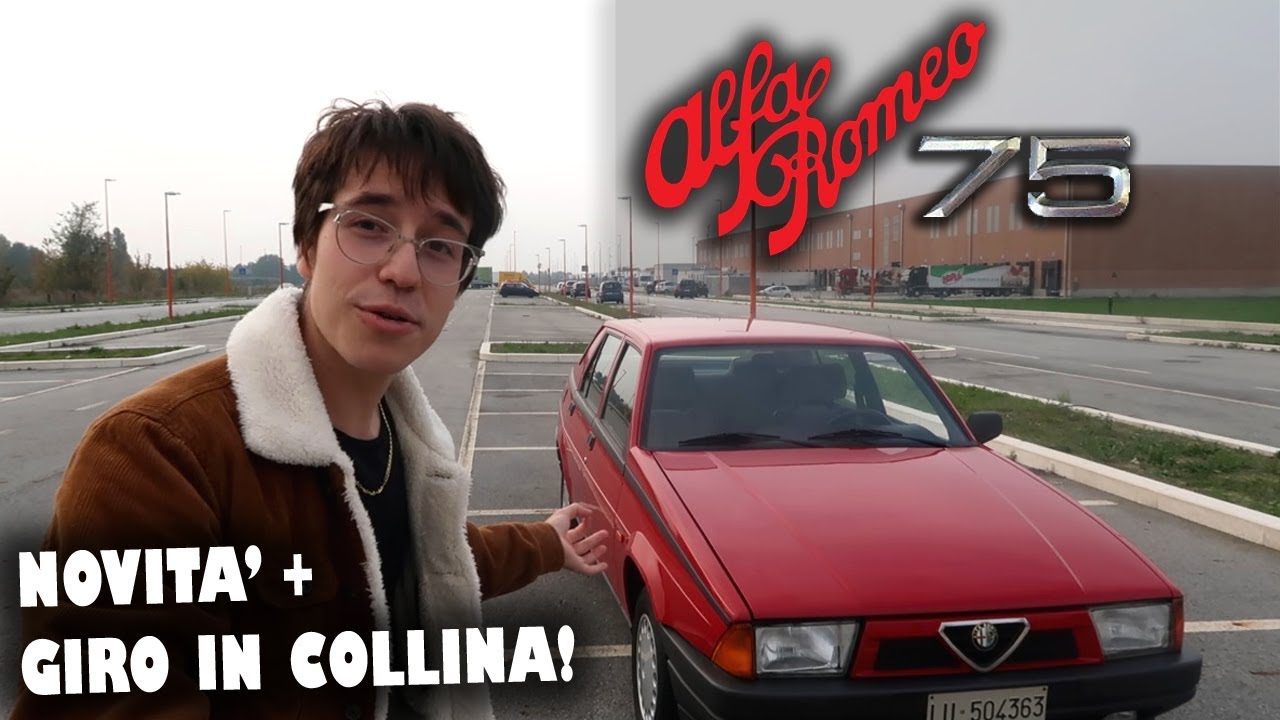 ALFA ROMEO 75 - AGGIORNAMENTI SUL RESTAURO E GIRO IN STRADA!