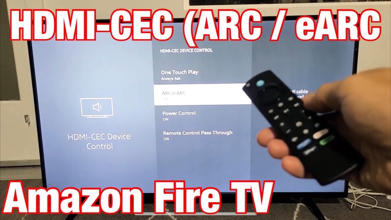 Amazon Fire TV: как включить HDMI-CEC ARC/eARC