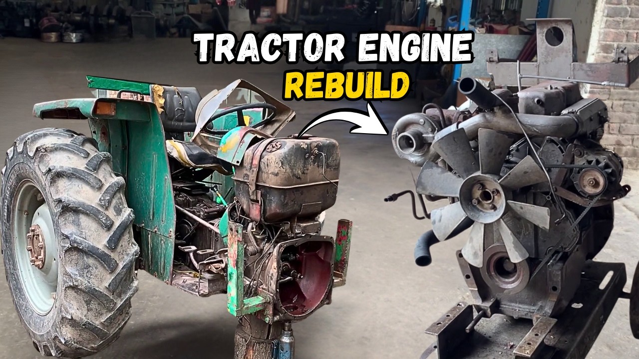 Massey Ferguson Tractor Engine Rebuild | Complete Diesel Engine Rebuild Process