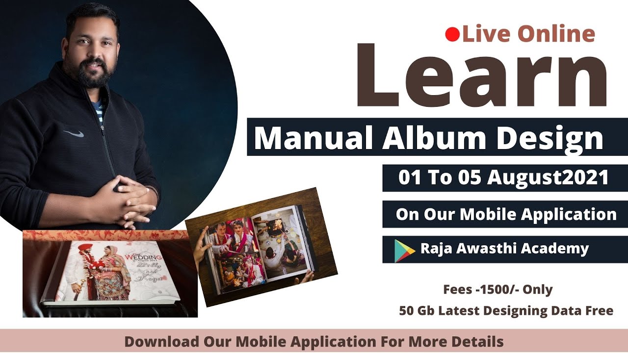 5 DAYS MANUAL ALBUM DESIGNING ONLINE CLASS