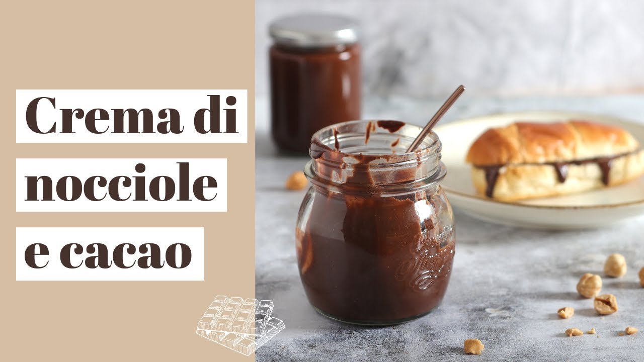 Nutella fatta in casa | Crema di nocciole e cacao vegana
