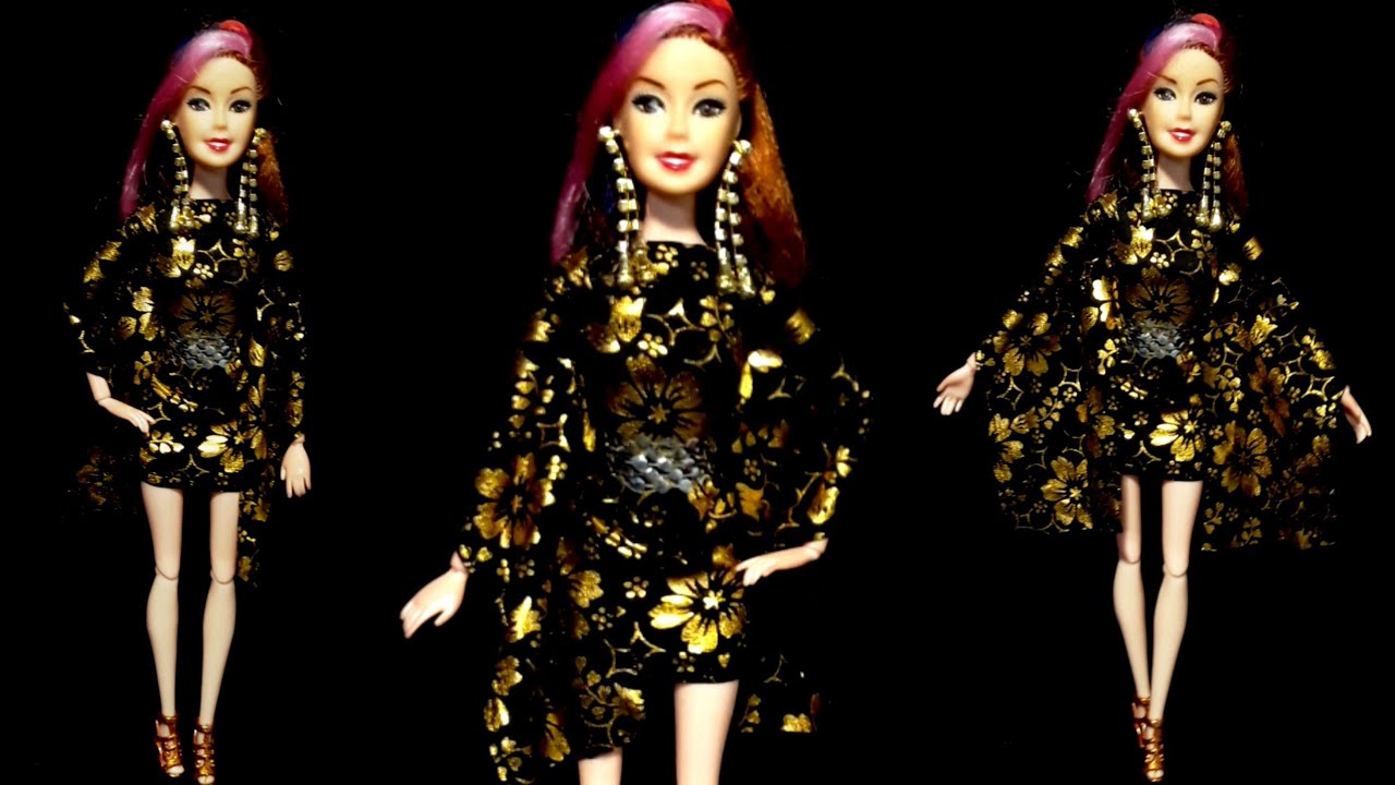 BLACK MIDI DRESS | Designer black dress | printed shiny dress
