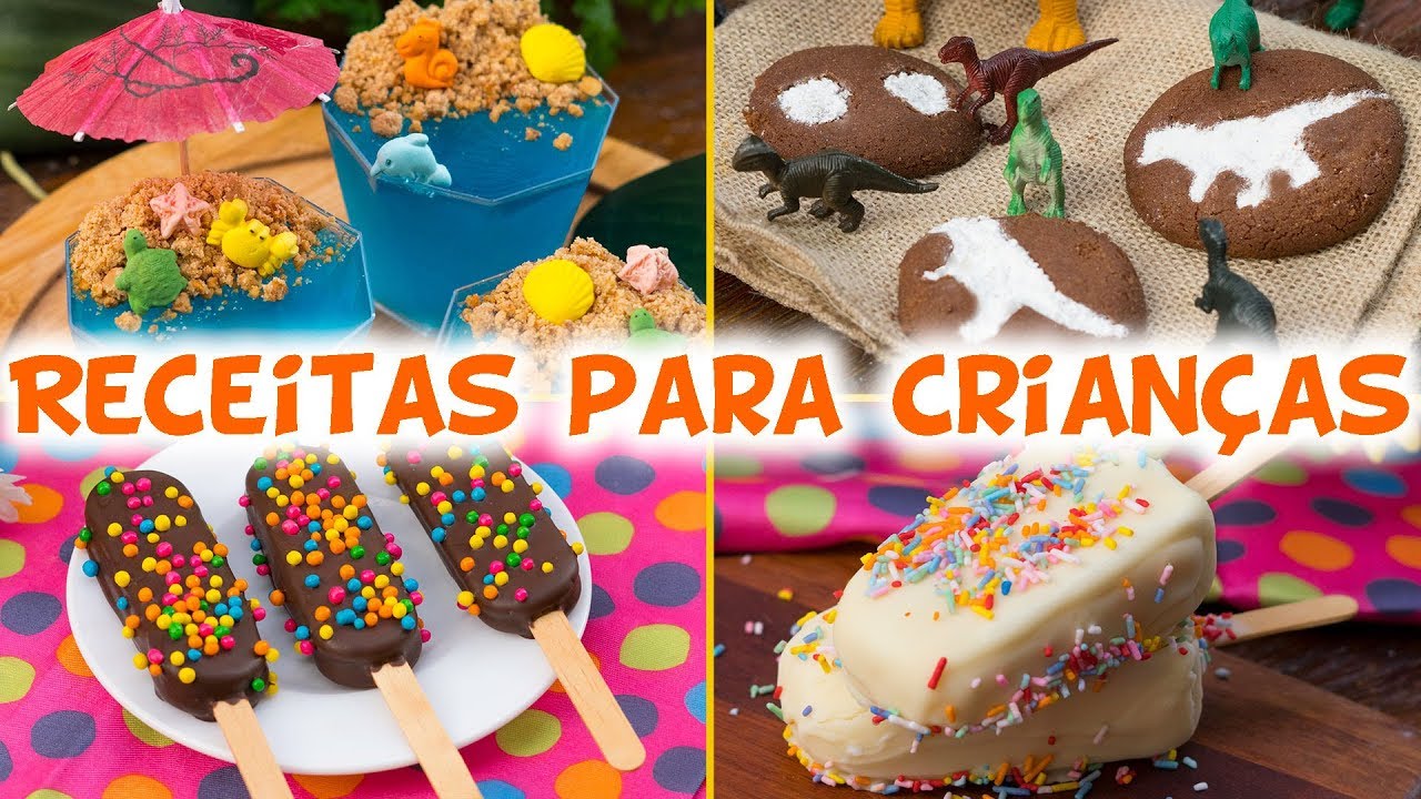 4 RECEITAS PARA CRIANÇAS FAZEREM - ESPECIAL FÉRIAS DE JULHO! - Cozinha do Bom Gosto - Gabi Rossi