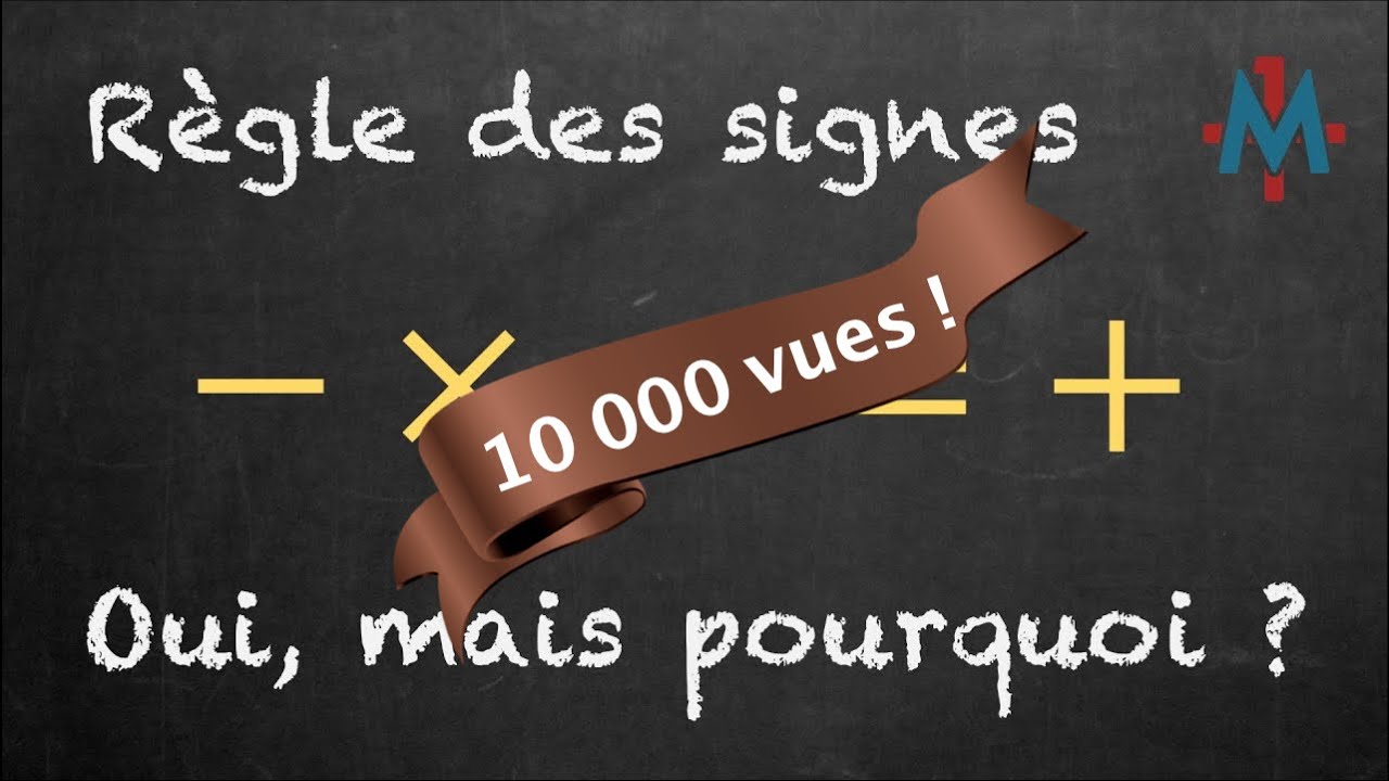 Pourquoi moins par moins donne plus ? La règle des signes