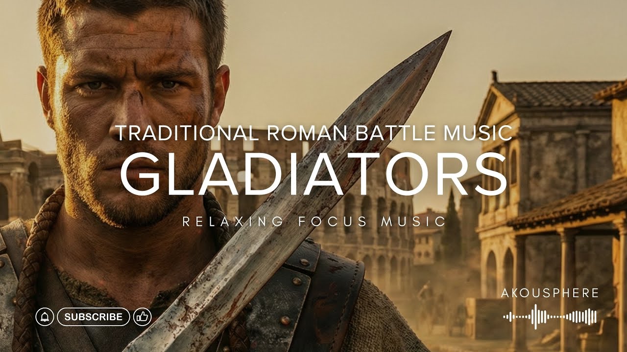 GLADIATOR AND ROMAN RELAX MUSIC | Soundscape of imperial arena serenity
