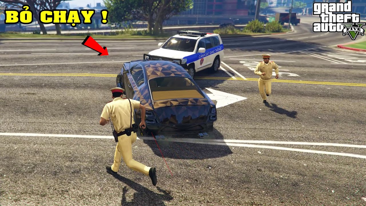 GTA 5 Cảnh Sát Giao Thông Việt Nam Bắt Giữ Nghi Phạm Đang Vận Chuyển Hàng Cấm Trên Siêu Xe Triệu Đô