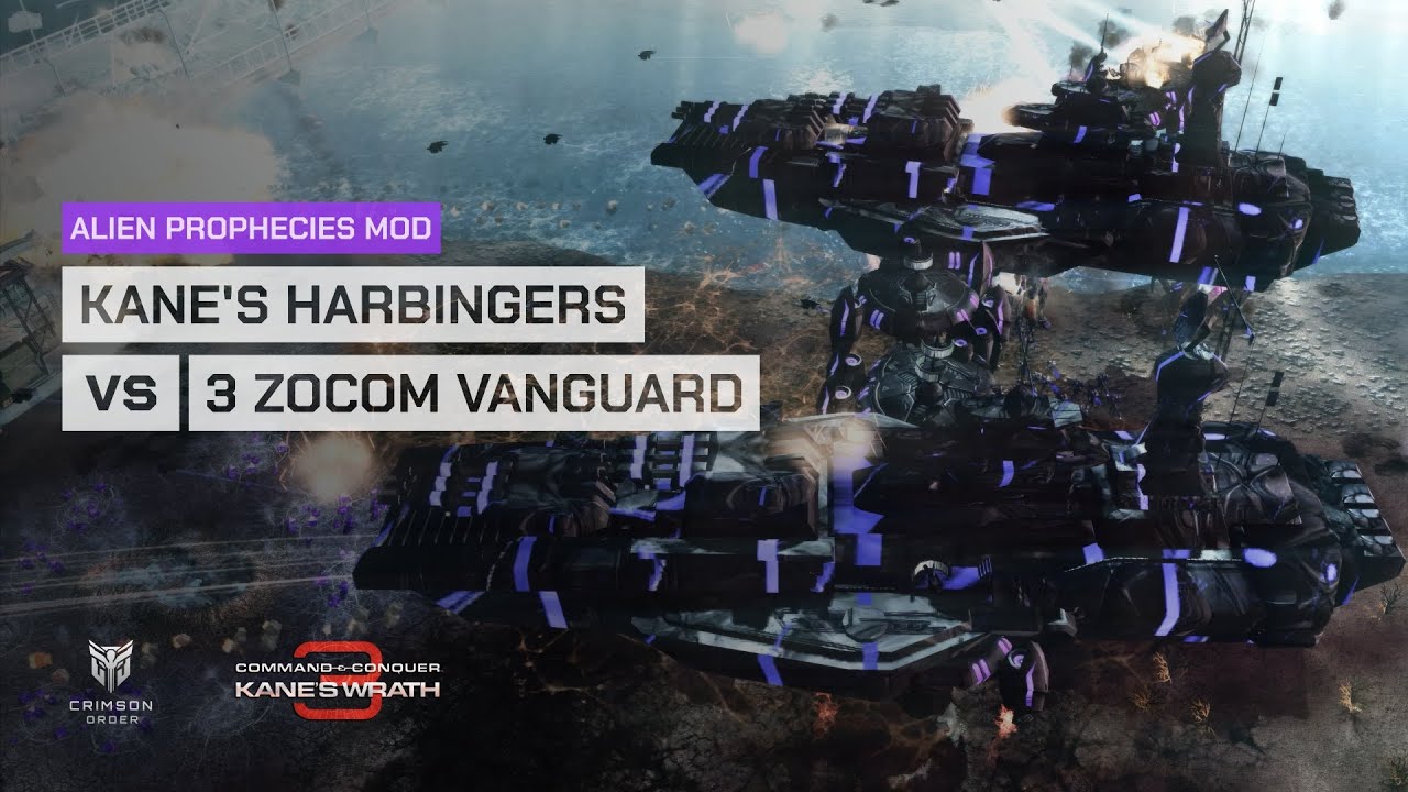 Гнев Кейна [мод Alien Prophecies] — Предвестники Кейна против 3 ZOCOM Vanguard Brutal AI