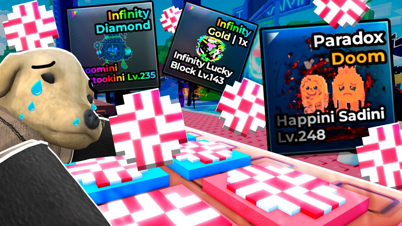 SOLO PUEDO USAR INFINITYS EN LOS MINIJUEGOS En Escape Tsunami For Brainrots