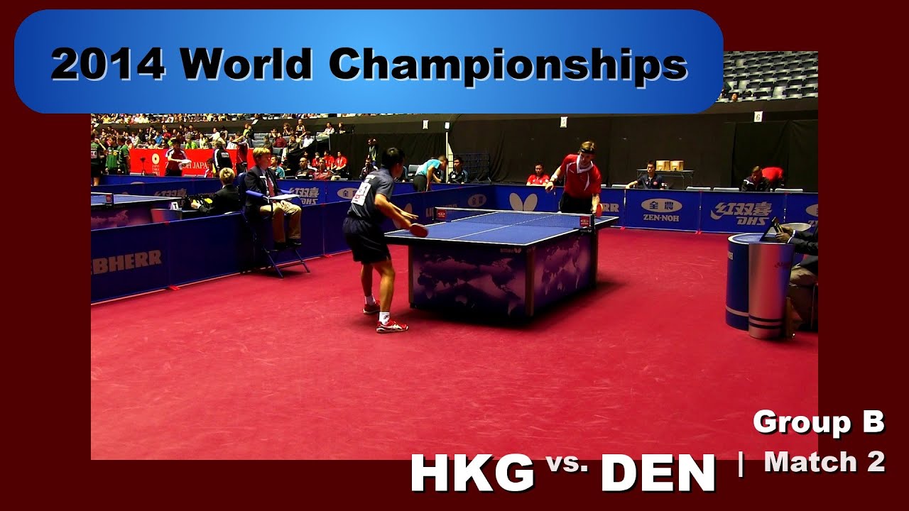 2014 WTTC Men's Team - Group B: HKG - DEN Match 2: Tang Peng v Michael Maze