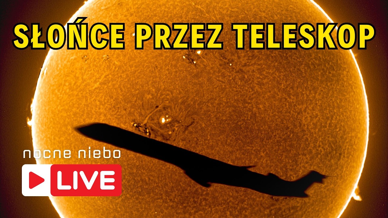 Oglądamy Słońce - przerwa na kawę ☕  - Nocne Niebo Live