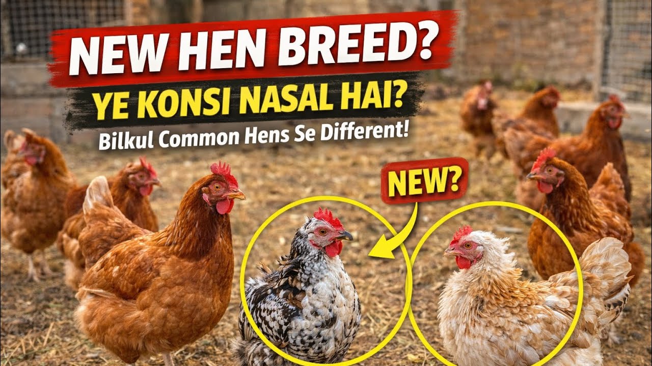 New Hen Breed? | Ye Konsi Nasal Hai? | Different From Common Hens 