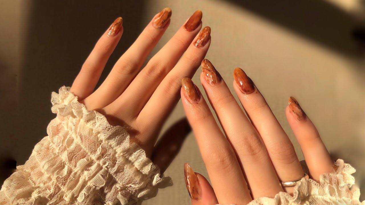 EVDE MANİKÜR YAPIMI3 | Oval Tırnak Nasıl Yapılır? Nail Art + Zarif, Bakımlı Tırnaklar ♡