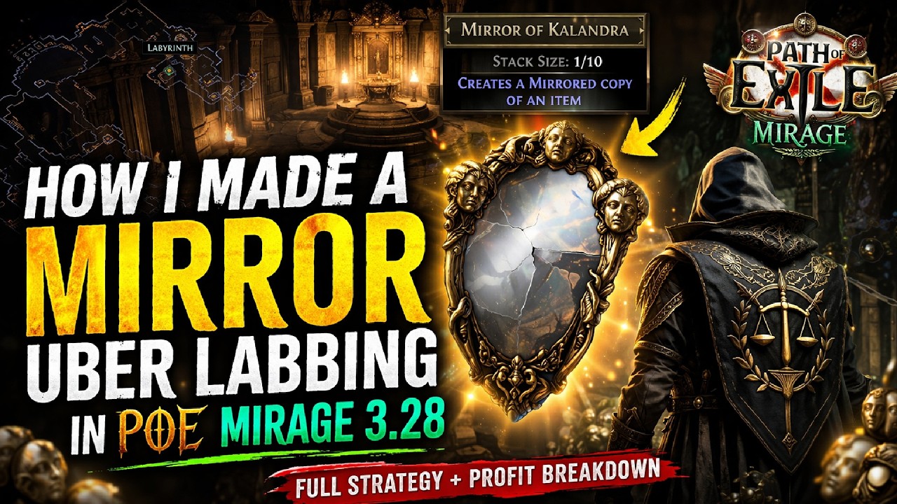 Uber Lab сделал меня богатым &ndash; стратегия фарма с помощью зеркал (PoE 3.28 Mirage)