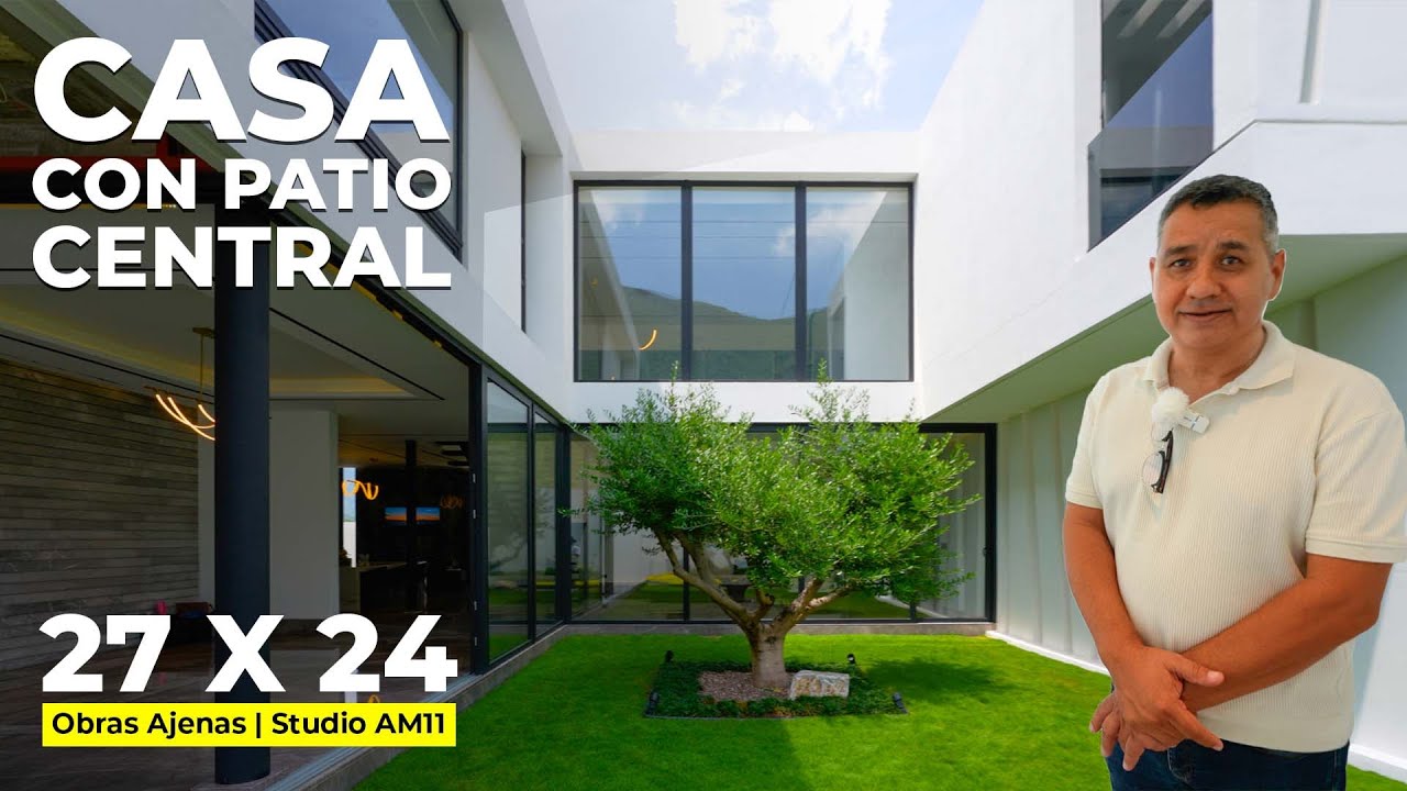 CASA CON PATIO CENTRAL! MODERN COURTYARD HOUSE | Obras Ajenas | Studio AM11