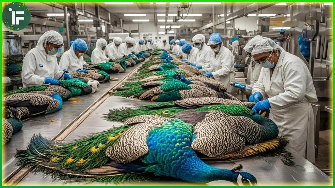 PEACOCK Farming Technique | How Farmers Make BIG Profits From Raising Peafowls