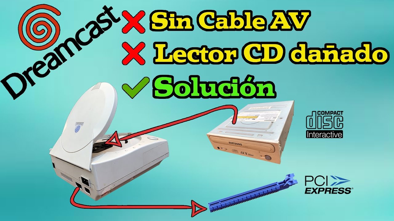 Dreamcast SOLUCIÓN ( Lente y cable AV )
